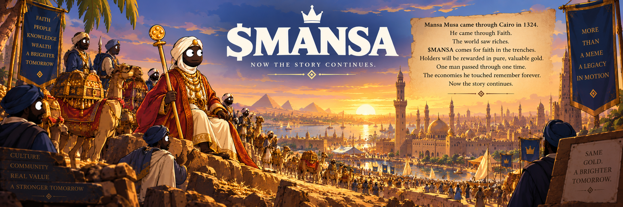 The caravan continues — $MANSA carries the story forward